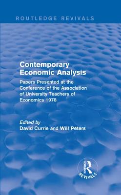 Contemporary Economic Analysis (Routledge Revivals)