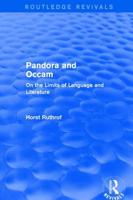 Routledge Revivals: Pandora and Occam (1992)