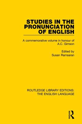 Studies in the Pronunciation of English