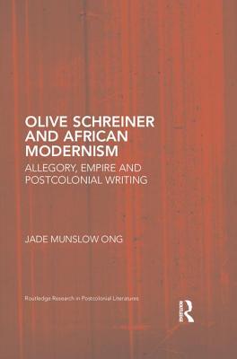 Olive Schreiner and African Modernism