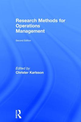 Research Methods for Operations Management