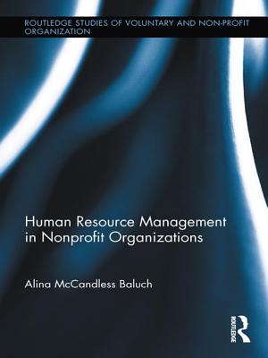 Human Resource Management in Nonprofit Organizations