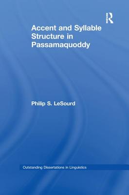 Accent & Syllable Structure in Passamaquoddy