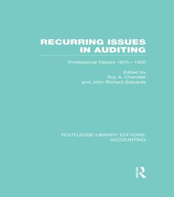 Recurring Issues in Auditing (RLE Accounting)