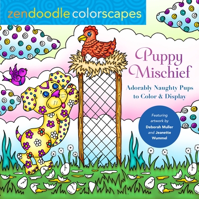 Zendoodle Colorscapes: Puppy Mischief