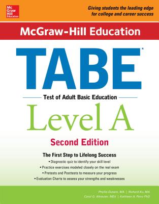 McGraw-Hill Education TABE Level A, Second Edition