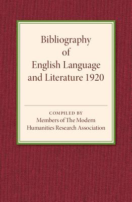 Bibliography of English Language and Literature 1920