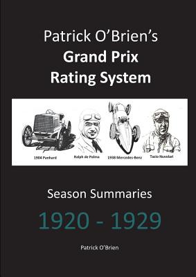 Patrick O'brien's Grand Prix Rating System: Season Summaries 1920-1929