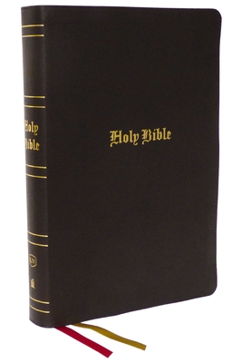 KJV Holy Bible, Super Giant Print Reference Bible, Brown, Bonded Leather, 43,000 Cross References, Red Letter, Thumb Indexed, Comfort Print: King James Version