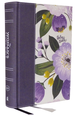 KJV, The Woman's Study Bible, Cloth over Board, Purple Floral, Red Letter, Full-Color Edition, Comfort Print