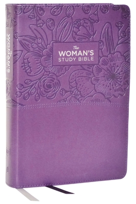 KJV, The Woman's Study Bible, Leathersoft, Purple, Red Letter, Full-Color Edition, Comfort Print