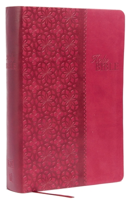 KJV Study Bible, Large Print, Leathersoft, Red/Pink, Red Letter