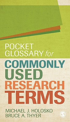 Pocket Glossary for Commonly Used Research Terms