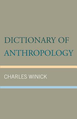 Dictionary of Anthropology