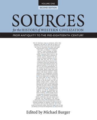 Sources for the History of Western Civilization, Volume I