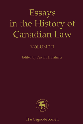 Essays in the History of Canadian Law