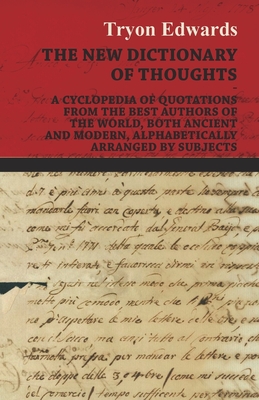 A Dictionary Of Thoughts