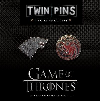 Game of Thrones Twin Pins: Stark and Targaryen Sigils