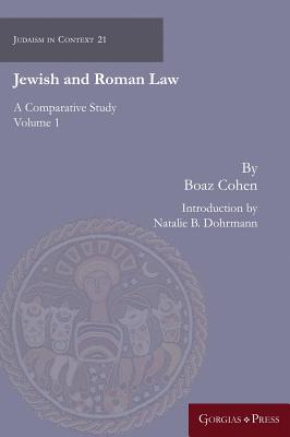 Jewish and Roman Law (vol 1)