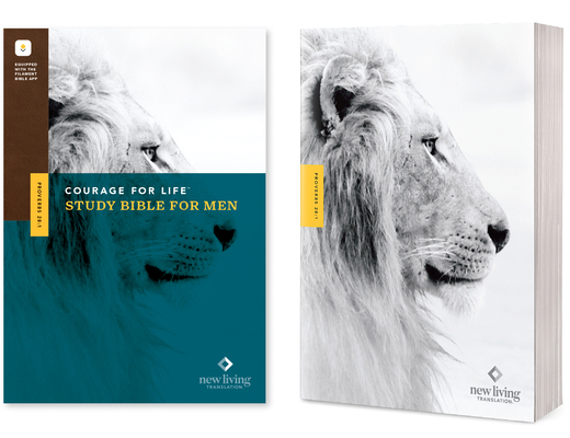 NLT Courage For Life Study Bible for Men, Filament Enabled (Softcover)