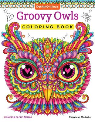 Groovy Owls Coloring Book