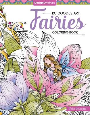 KC Doodle Art Fairies Coloring Book