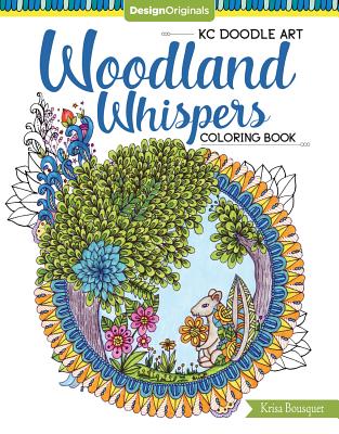 KC Doodle Art Woodland Whispers Coloring Book