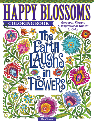 Happy Blossoms Coloring Book