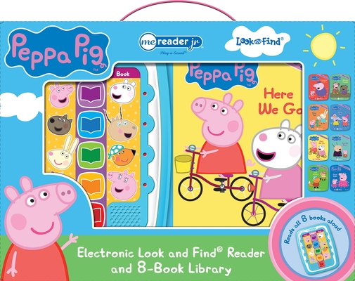 Peppa Pig: Me Reader Jr Electronic Look and Find Reader and 8-Book Library Sound Book Set