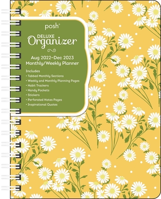 Posh: Deluxe Organizer 17-Month 2022-2023 Monthly/Weekly Hardcover Planner Calendar