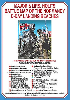 Major & Mrs Holt's Battle Map of The Normandy D-Day Landing Beaches (Map)