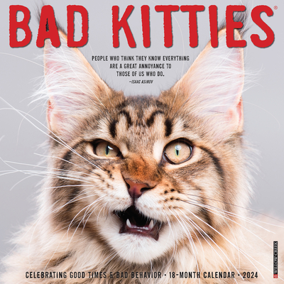 Bad Kitties 2024 12 X 12 Wall Calendar