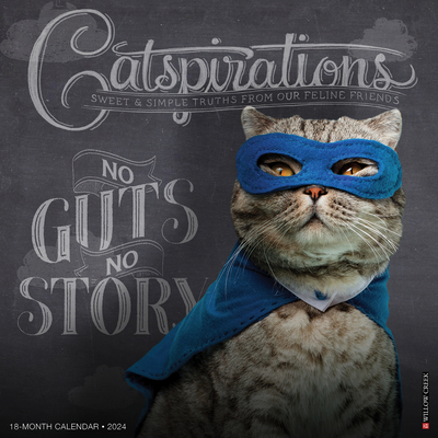 Catspirations 2024 12 X 12 Wall Calendar