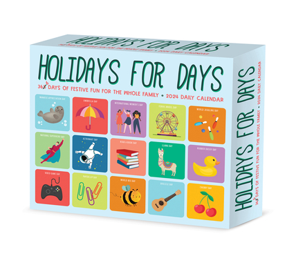 Holidays for Days 2024 6.2 X 5.4 Box Calendar