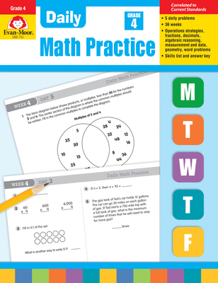 Daily Math Practice, Grade 4 Te