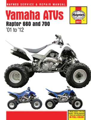 Yamaha Raptor 660 & 700 ATVs (01 - 12) Haynes Repair Manual