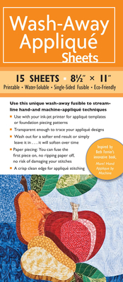 Wash-Away Applique Sheets