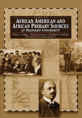 Guide to African American and African Primary Sources at Harvard University