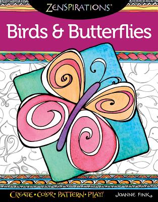 Zenspirations Coloring Book Birds & Butterflies