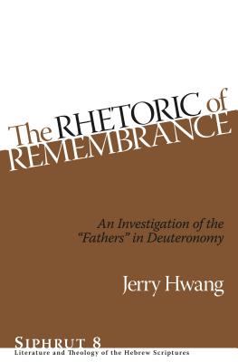 The Rhetoric of Remembrance