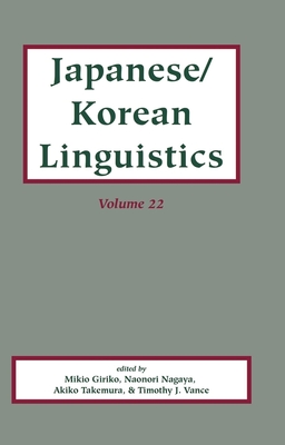 Japanese/Korean Linguistics, Vol. 22