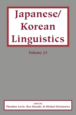 Japanese/Korean Linguistics, Vol. 23