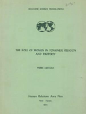 The Role of Women in Tonkinese Religion and Property