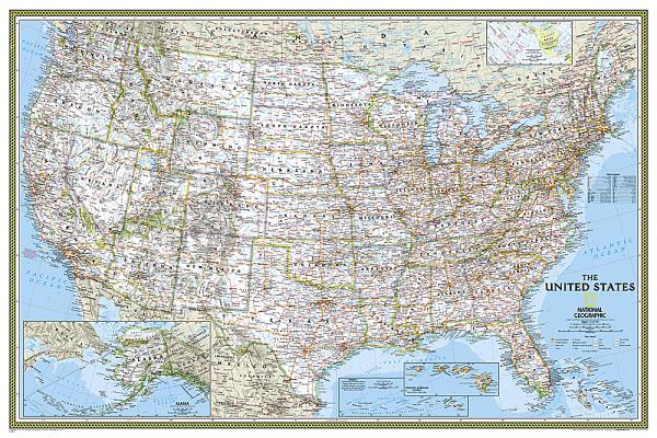 United States Classic, Poster Size, Tubed