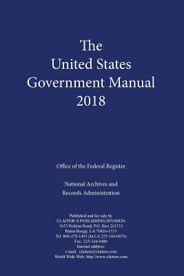 United States Government Manual 2018