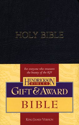 KJV Gift & Award Bible (Imitation Leather, Black, Red Letter)