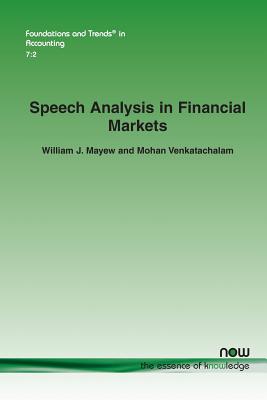 Speech Analysis in Financial Markets