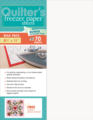 Quilter's Freezer Paper Sheets, Bulk Pack