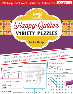 Happy Quilter Variety Puzzles Volume 2 - Print-On-Demand Edition