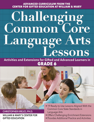 Challenging Common Core Language Arts Lessons